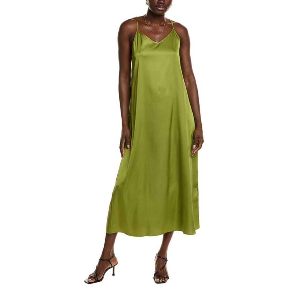 Point Womens  Satin Slip Dress
